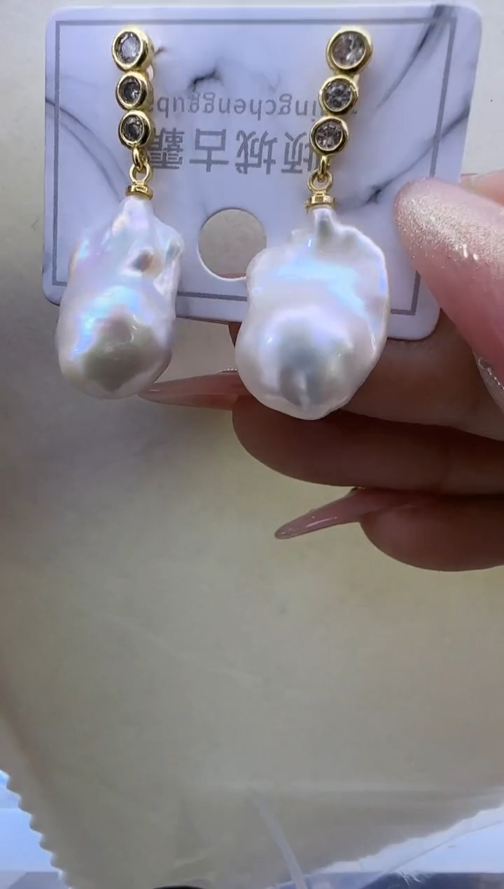 【闪购商品】淡水珍珠耳饰未镶嵌878