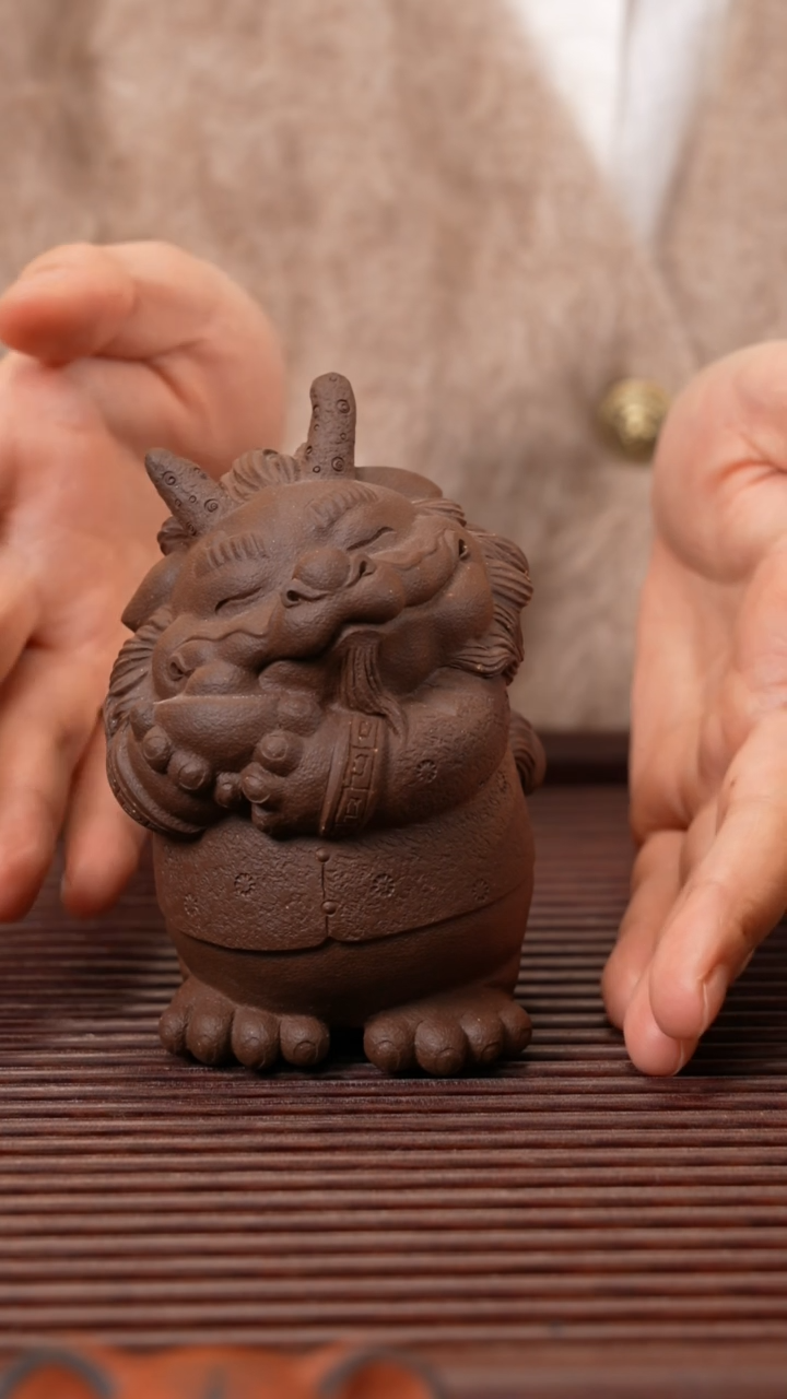 【闪购商品】紫砂茶宠小财迷龙