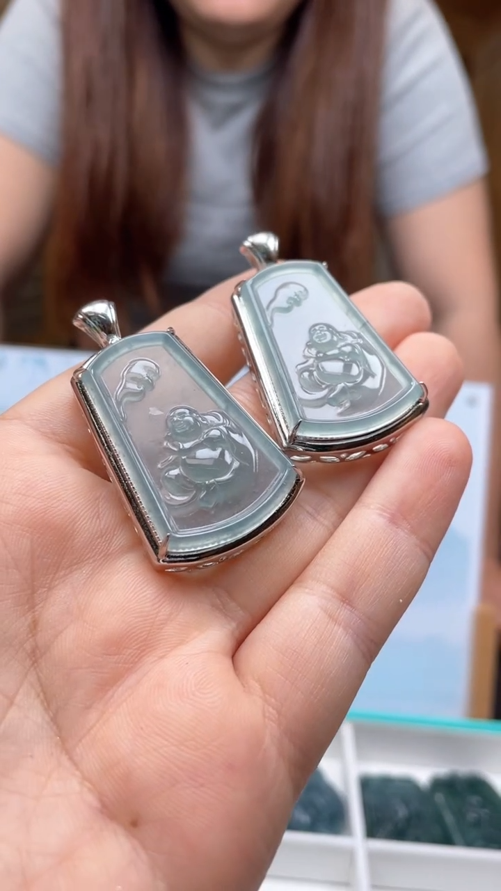 翡翠未镶嵌颈饰多样性发货（只发一件）x37