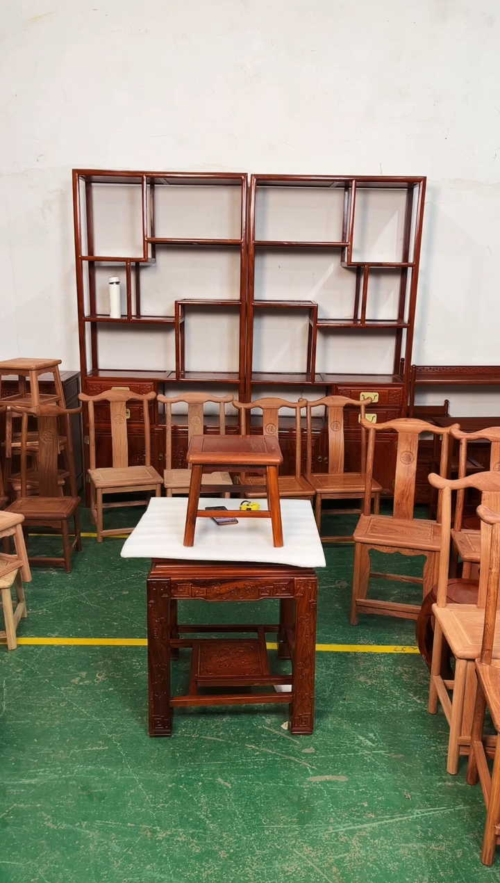 【闪购商品】花梨木类置物架花梨木