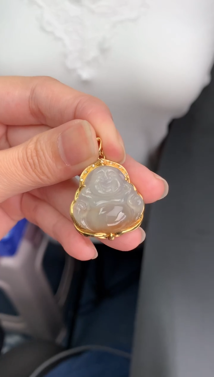 【闪购商品】定制翡翠18K金镶嵌模式推广期24小时鉴赏期