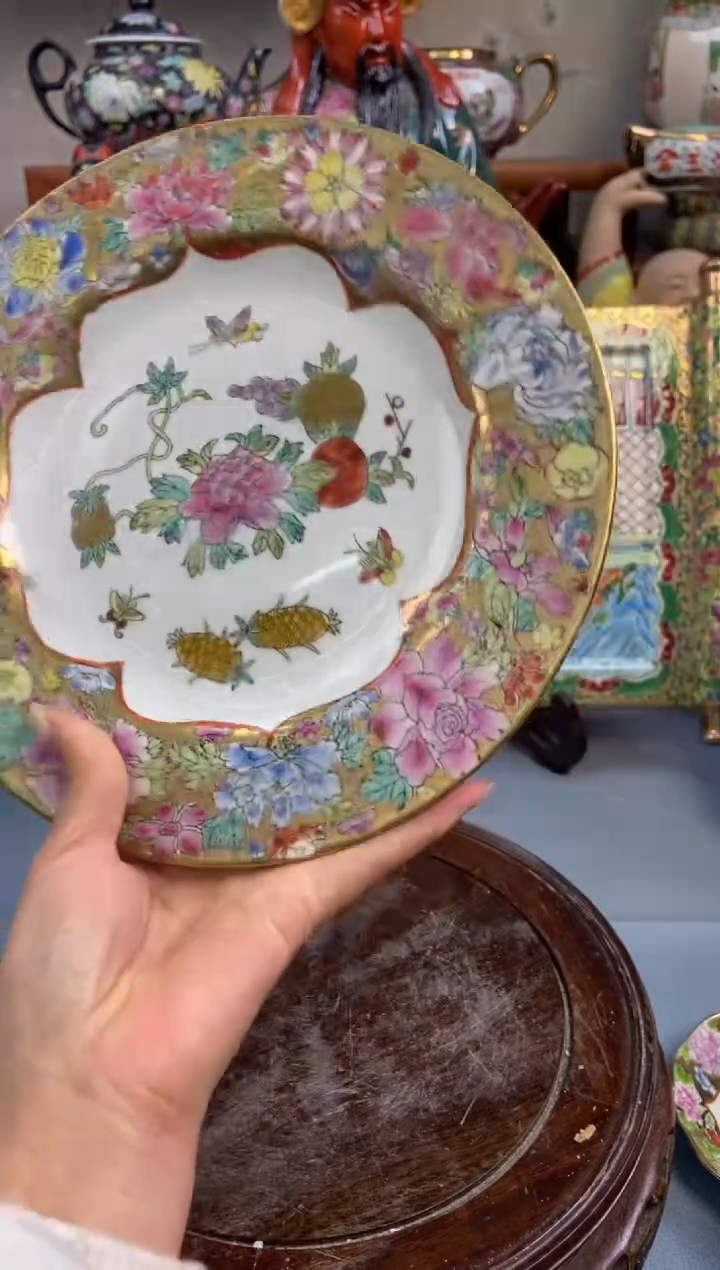 瓷片微瑕慎拍景德镇窑老厂瓷器单件