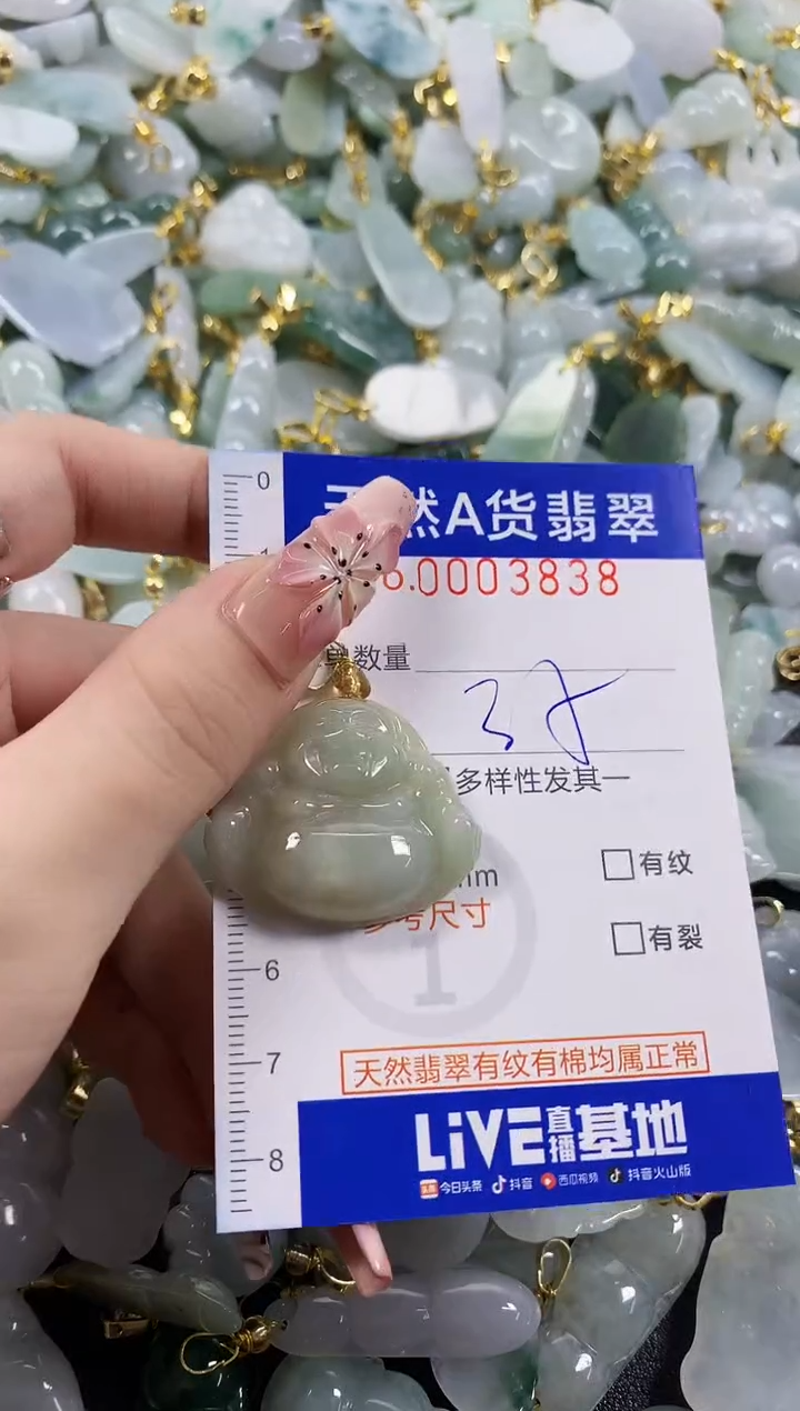 颈饰未镶嵌翡翠天然A货翡翠