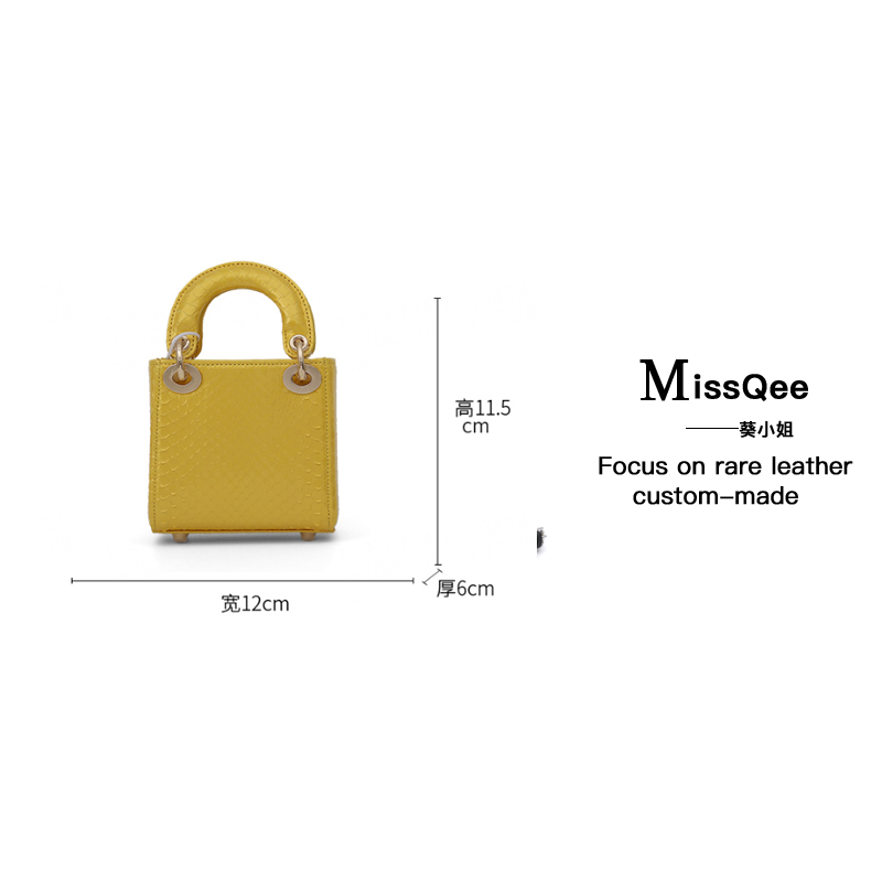 【南希奢品】葵小姐上新蟒蛇皮女士包 3156S-5 蛇皮 迷你 DF 