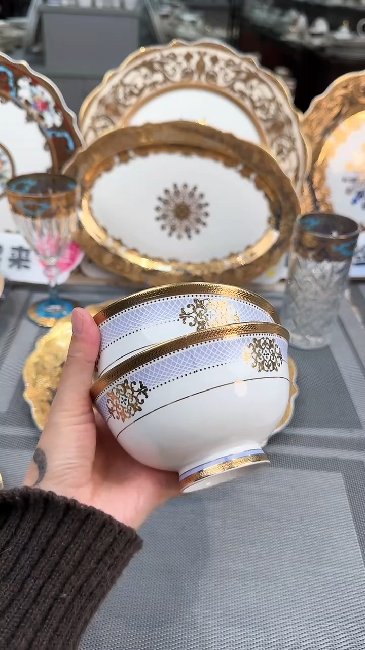 【闪购商品】瓷片4.75寸饭碗2个  福利价  福利价