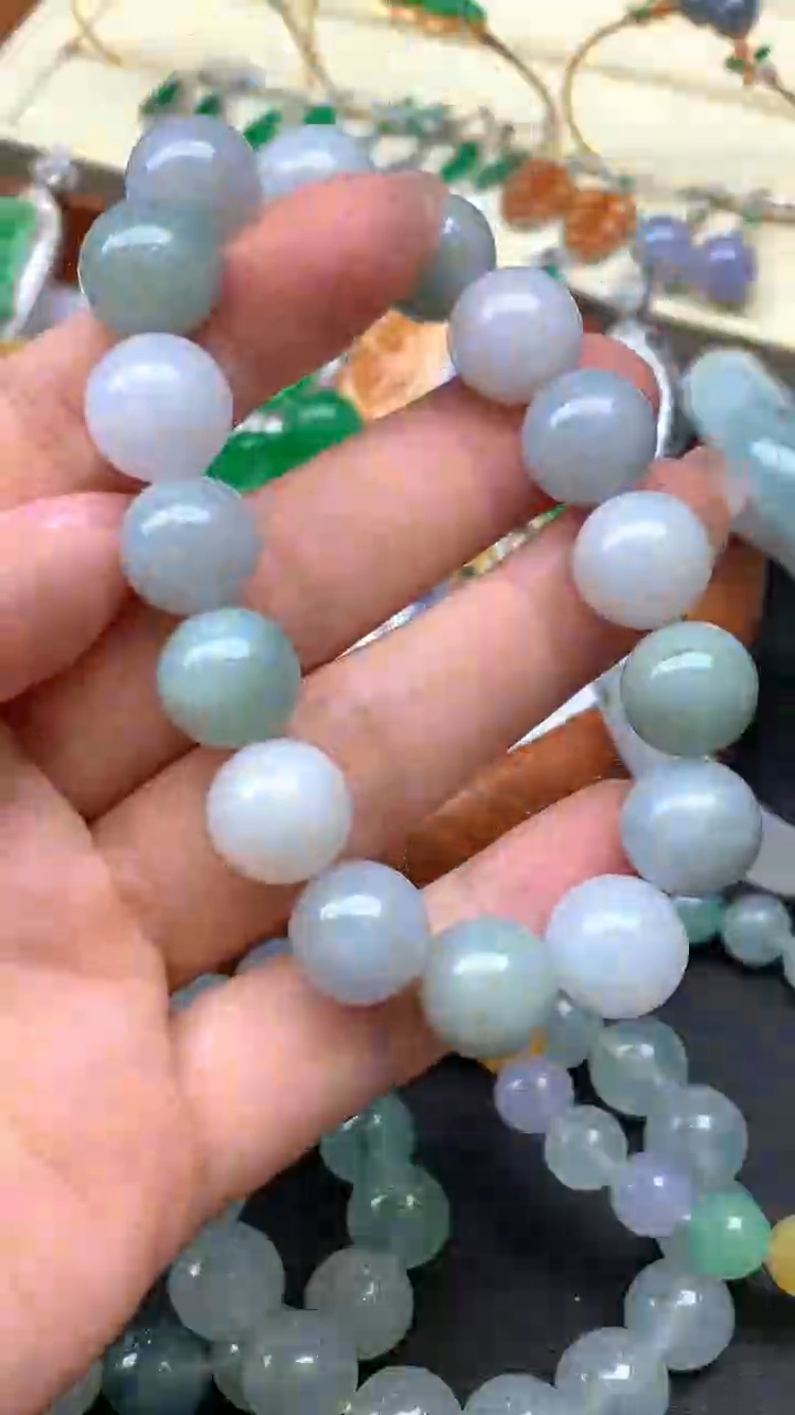 【闪购商品】翡翠手串未镶嵌11-天然翡翠