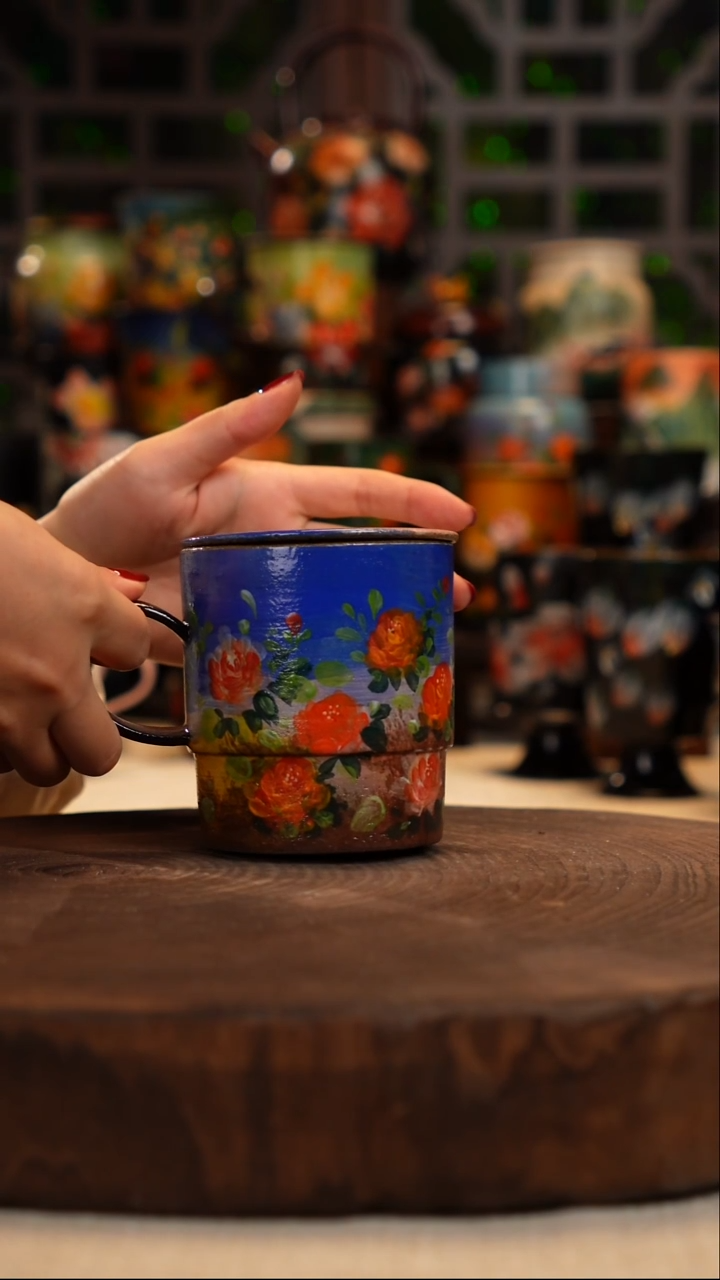 油画   釉下彩   杯子