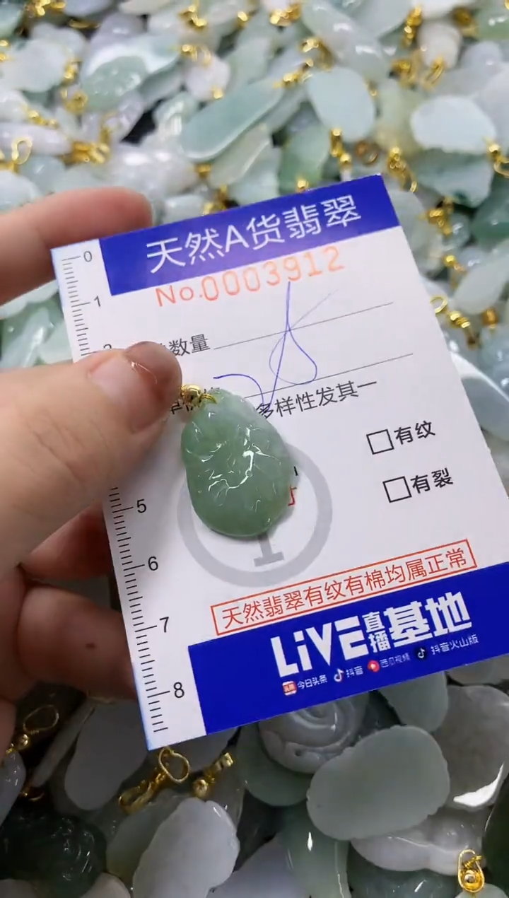 颈饰未镶嵌翡翠天然A货翡翠