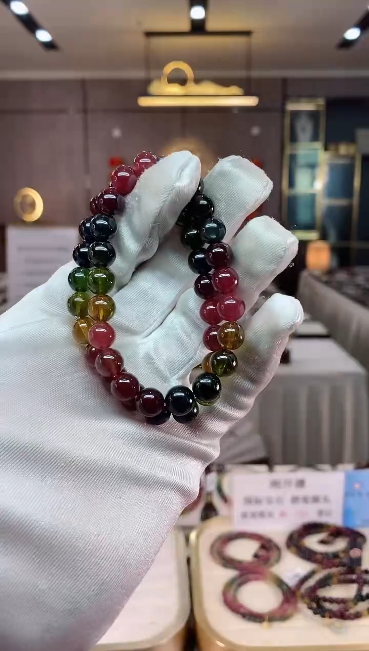 【闪购商品】碧玺单圈手串8mm+未镶嵌（多样性发一条）xion