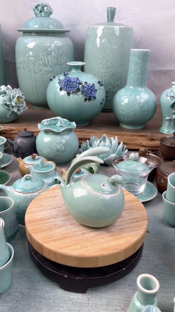 【闪购商品】特价 微瑕 慧仙青瓷