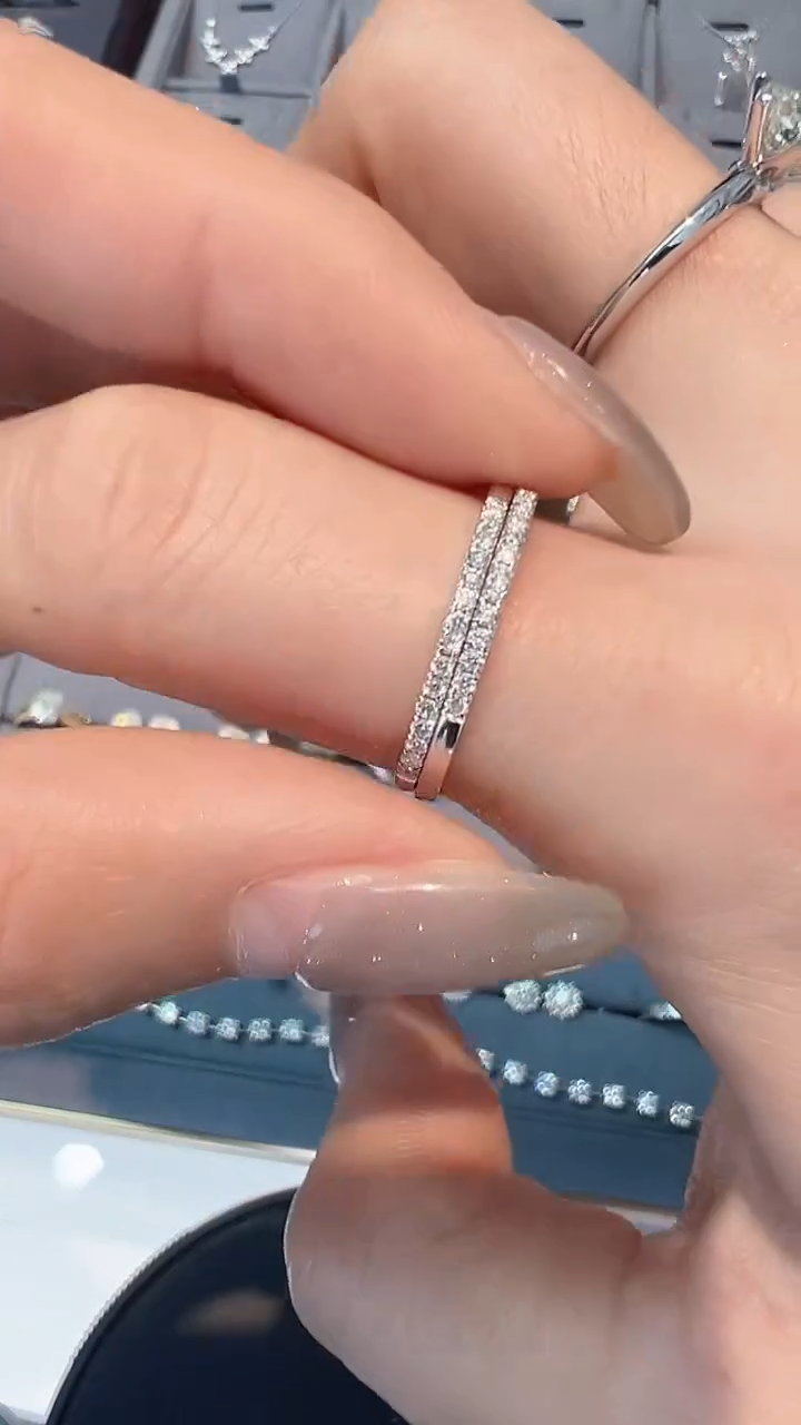 【闪购商品】钻石戒指/指环18K金镶嵌多样性发一