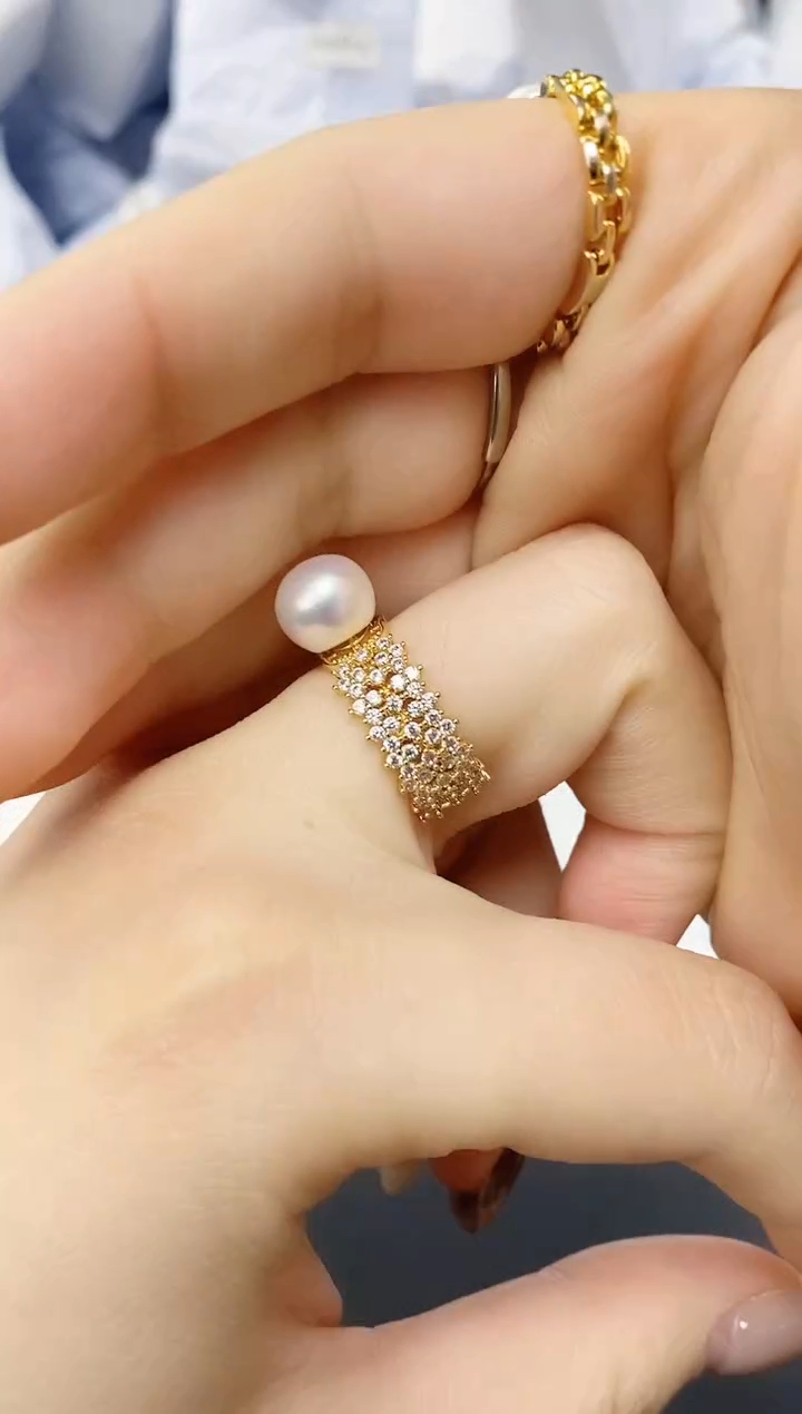 未镶嵌耳饰淡水珍珠jz1022