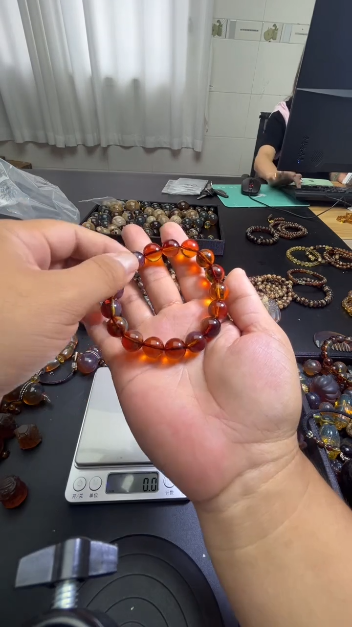 未镶嵌琥珀裸石ღ***༄32