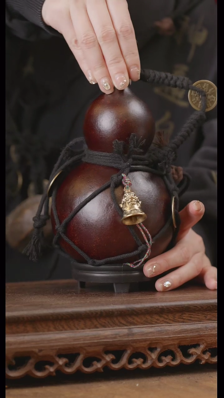 【闪购商品】360号精品天然大漆工艺防渗内胆酒葫芦~