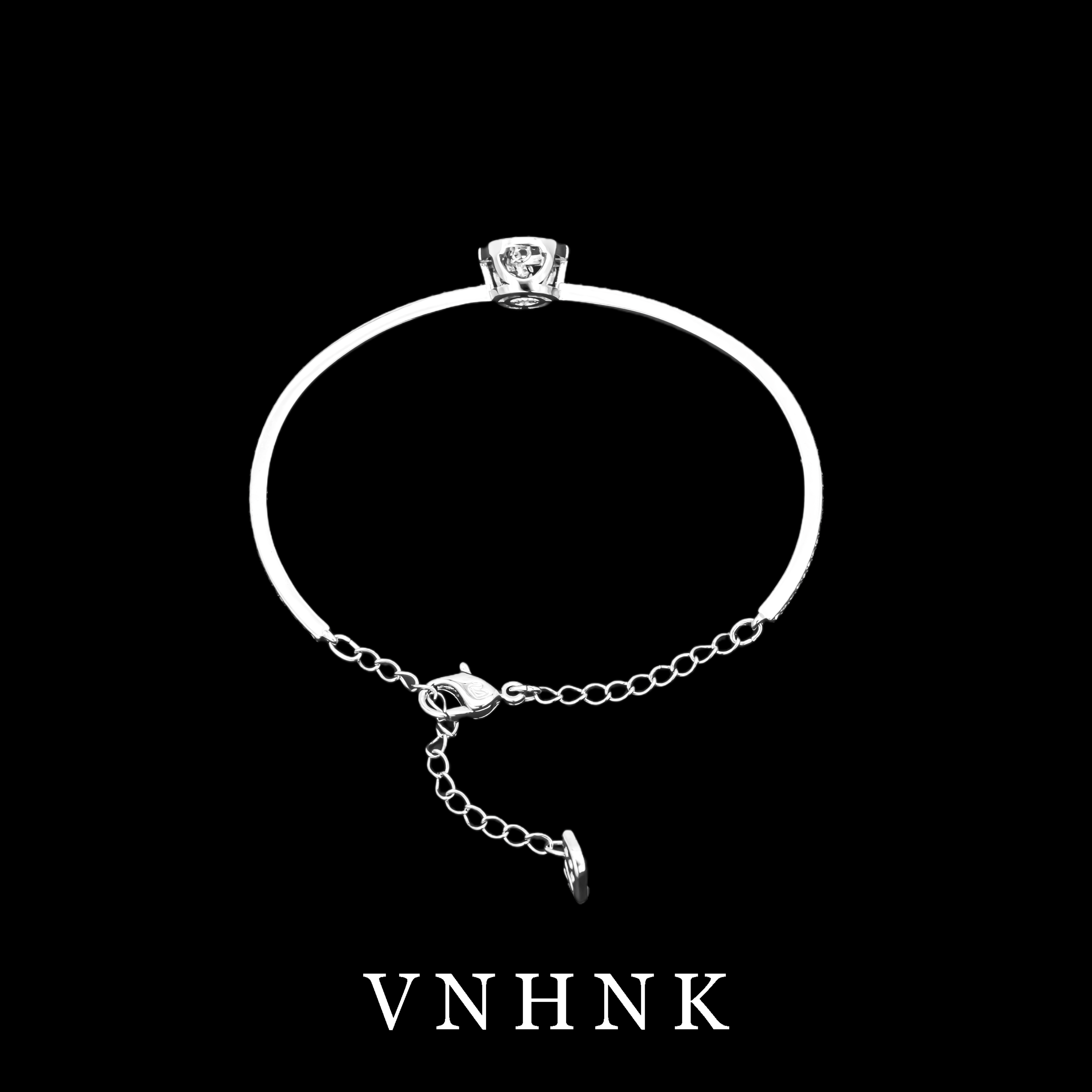 铜合金合成锆石手链 美可儿  M292  银色时尚气质百搭手链