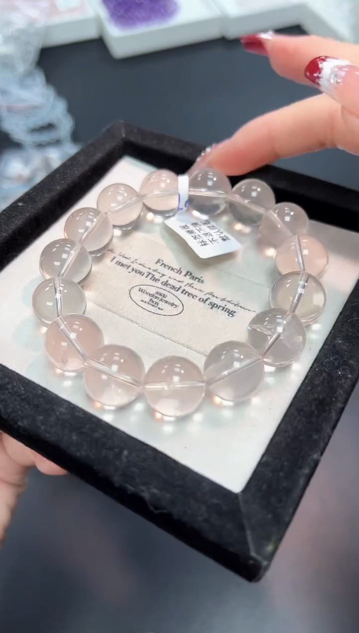 【闪购商品】水晶手串未镶嵌88A5多样性发其一/1条默认微瑕