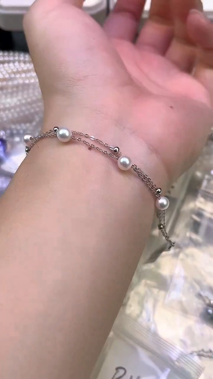 银S925镶嵌其他淡水珍珠多样性发一1293
