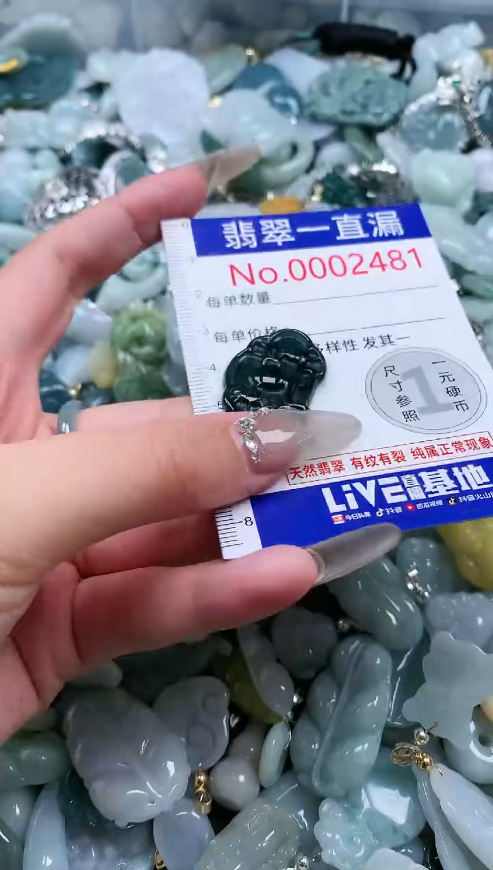 【闪购商品】翡翠吊坠(不含链)未镶嵌2481