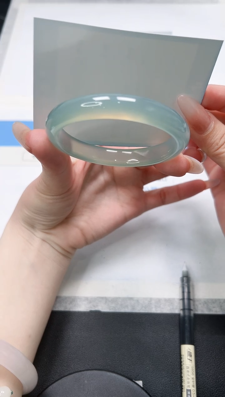 【闪购商品】石英质玉手镯未镶嵌207/晴水55.1