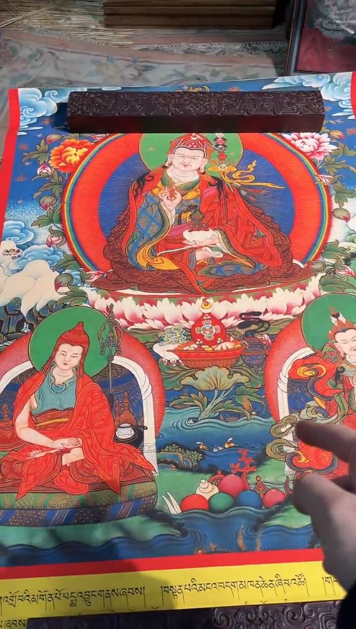 卷轴画路路的唐卡tk160