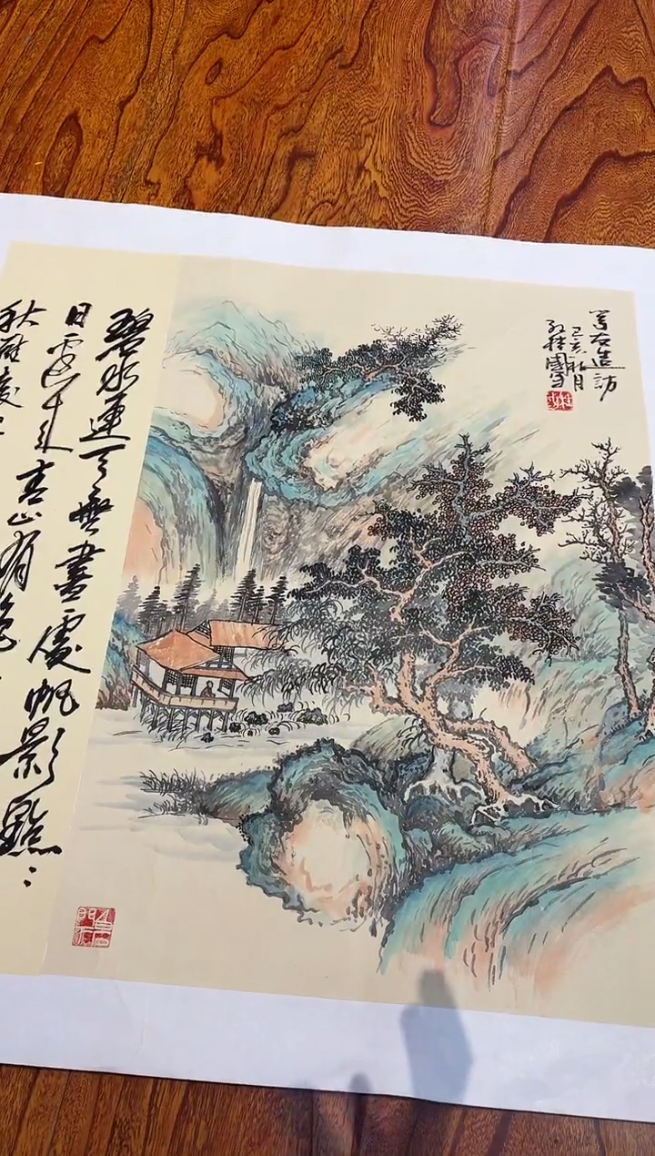 【闪购商品】国画孙桂国老师字画，带亲笔合影证书22-22