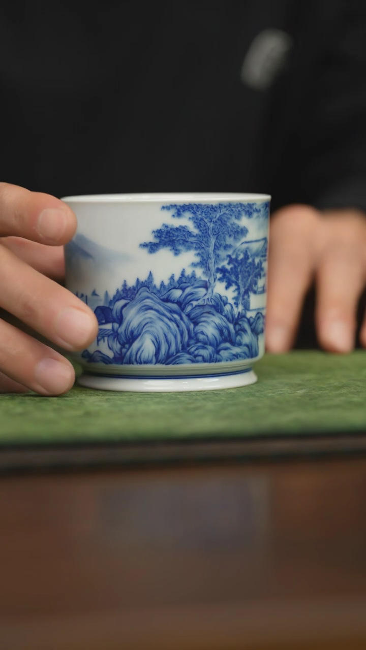 【闪购商品】杯柴窑青花破价福利