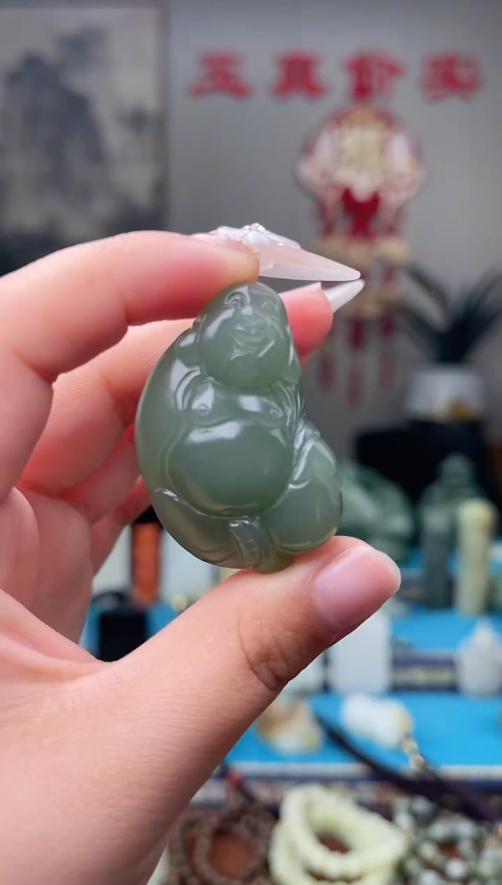 【闪购商品】和田玉未镶嵌挂件1