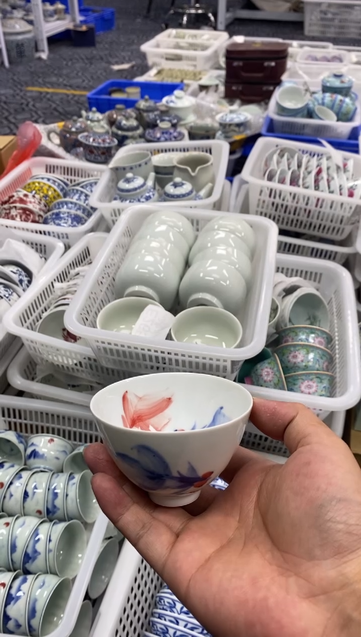 摆件陶景德陶瓷茶具容量约80