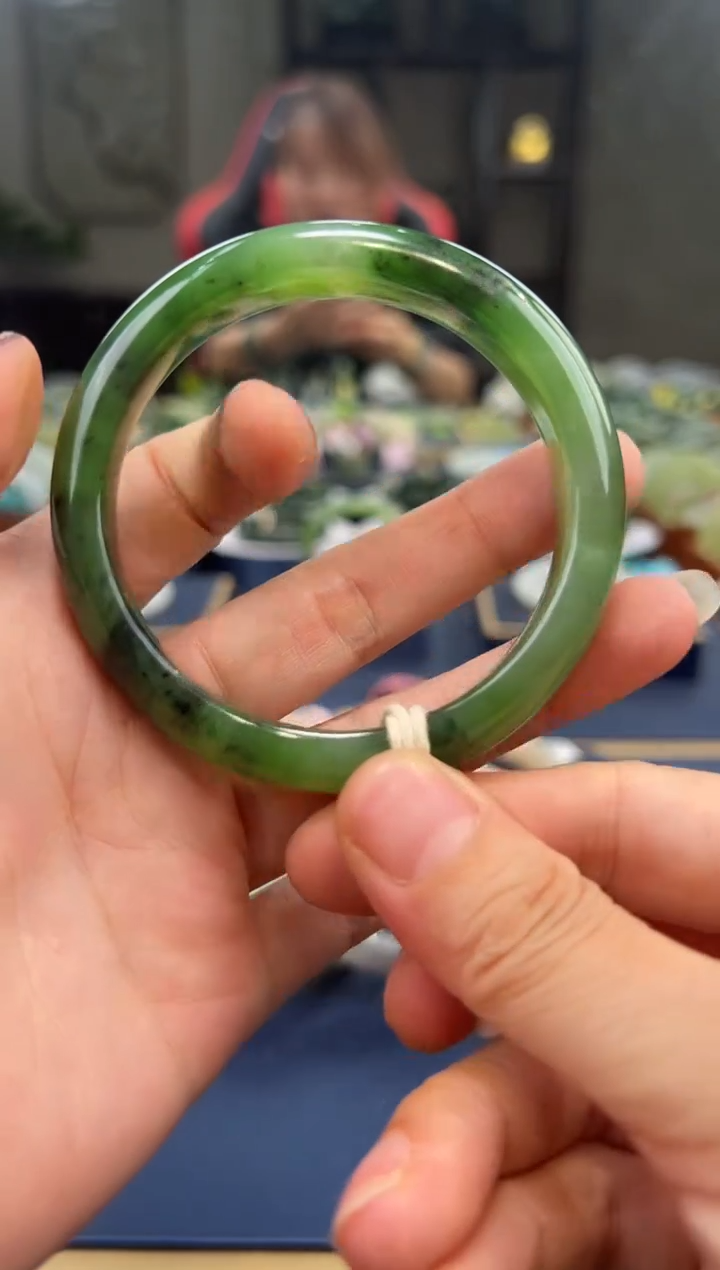 和田玉手镯未镶嵌A0049-58