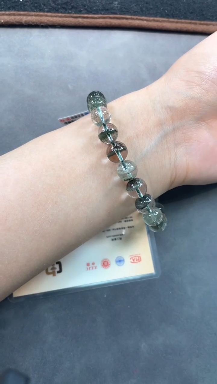 【闪购商品】水晶手链未镶嵌76号绿幽灵单圈