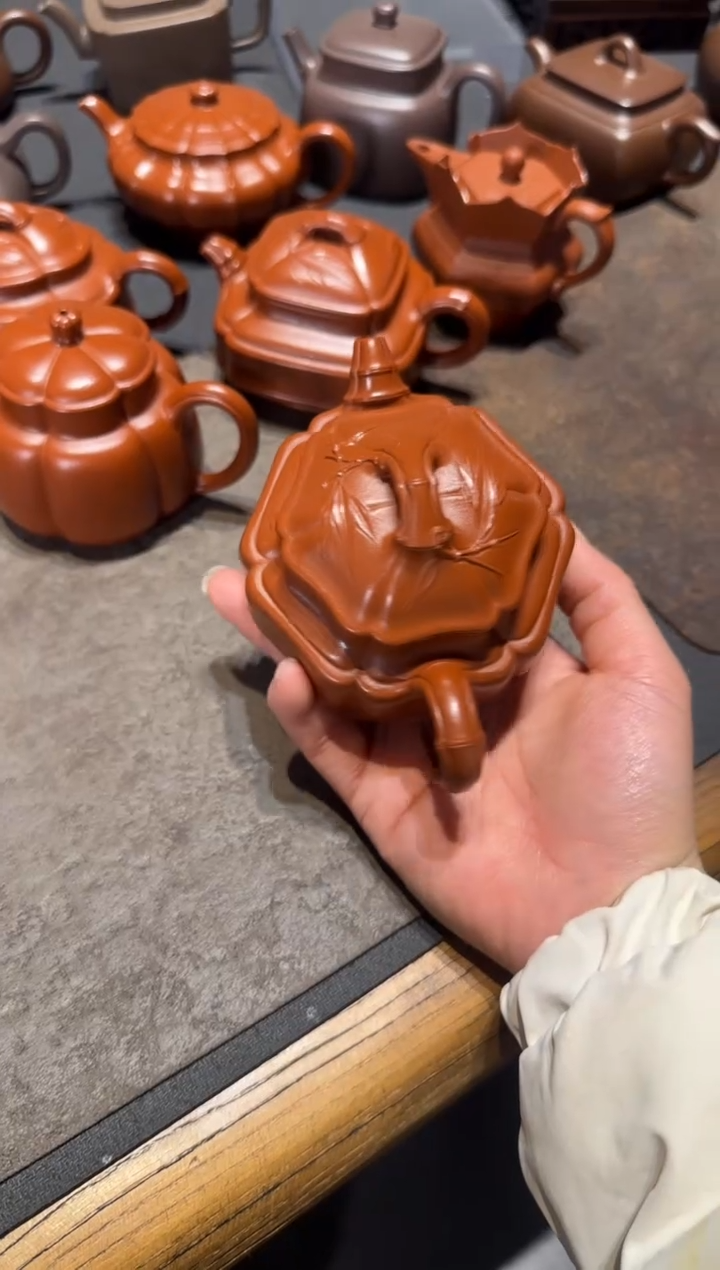 【闪购商品】紫砂茶壶四方竹鼎