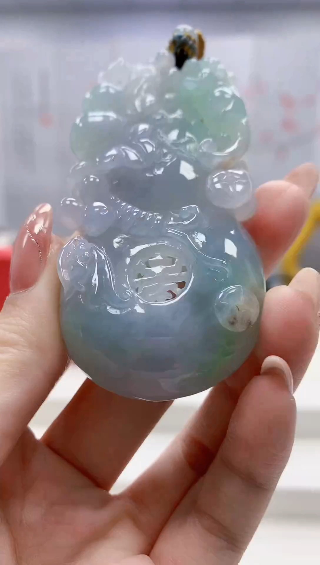 未镶嵌定制翡翠5060jw-毛货挂件50