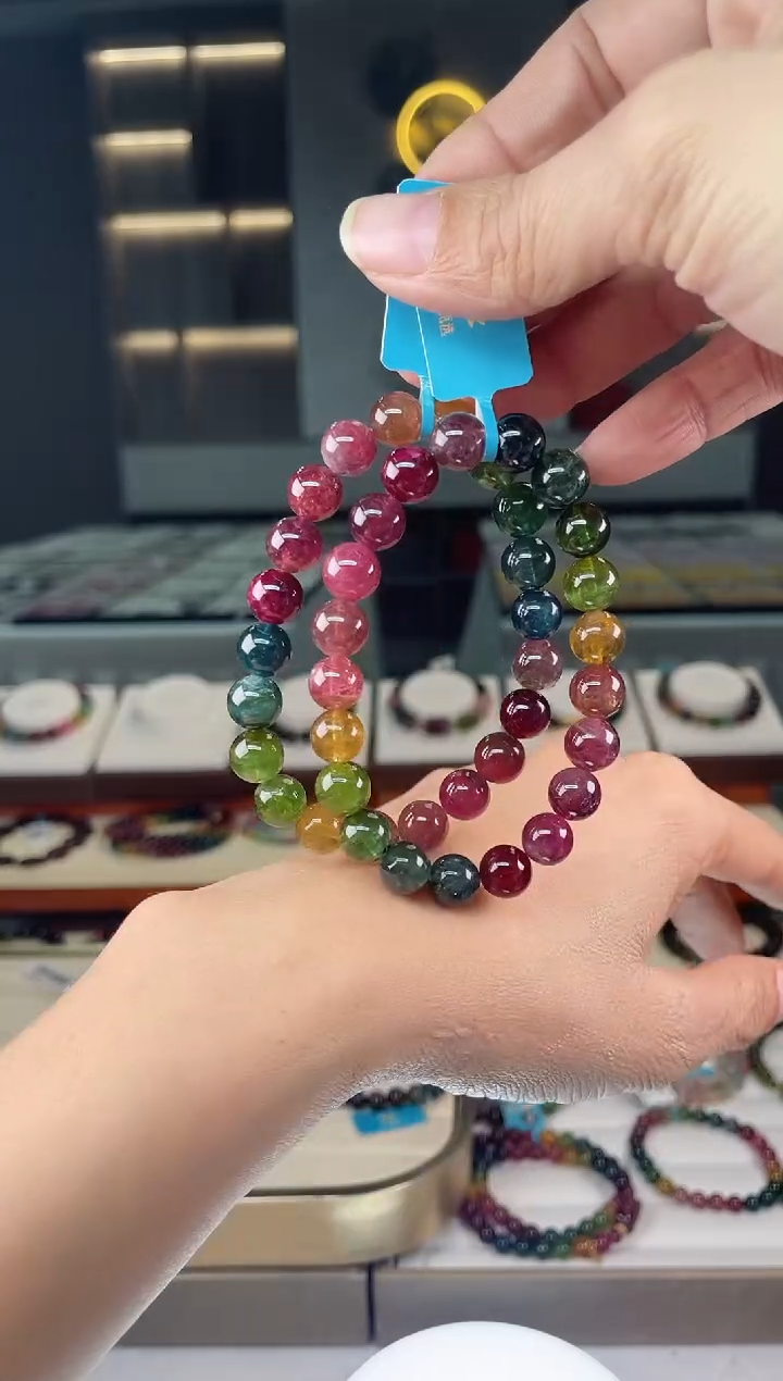 【闪购商品】碧玺单圈手串未镶嵌（多样性发一条）Q