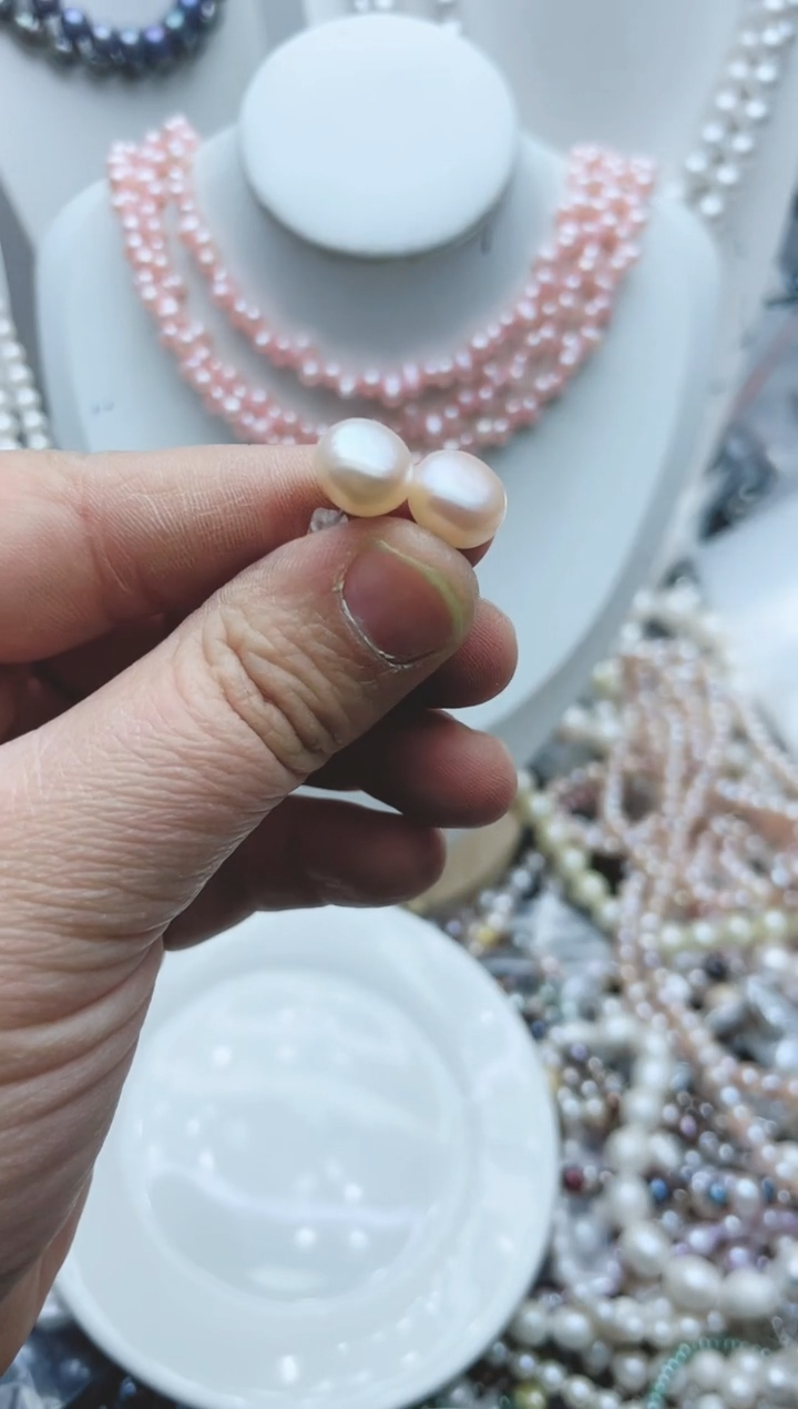 【闪购商品】淡水珍珠颈饰钛钢1