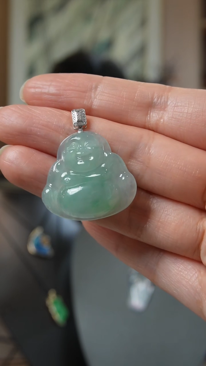 【闪购商品】翡翠颈饰未镶嵌天然缅甸翡翠吊坠