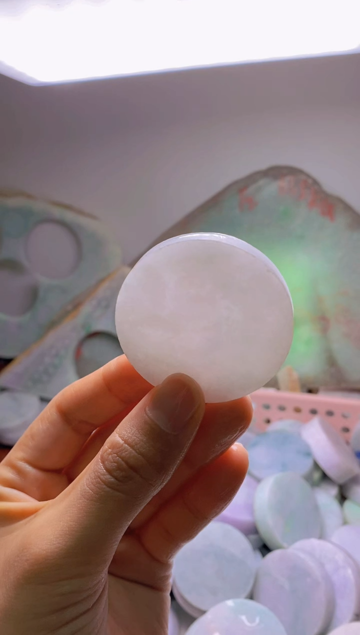 翡翠裸石天然缅甸翡翠A货592