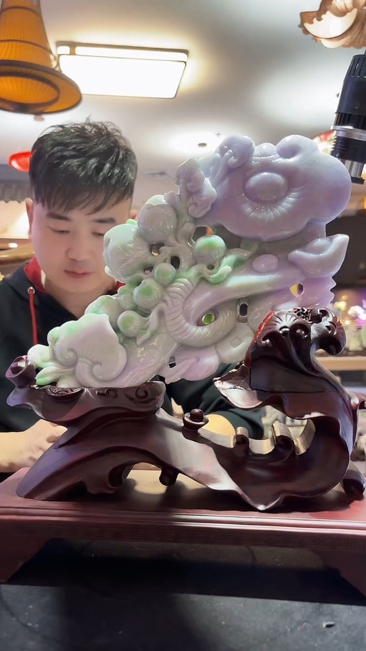 【闪购商品】定制翡翠未镶嵌F/0219/Y/如意