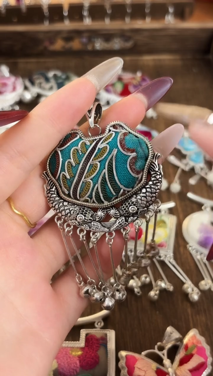 织绣织绣彩云南阁老绣饰品014