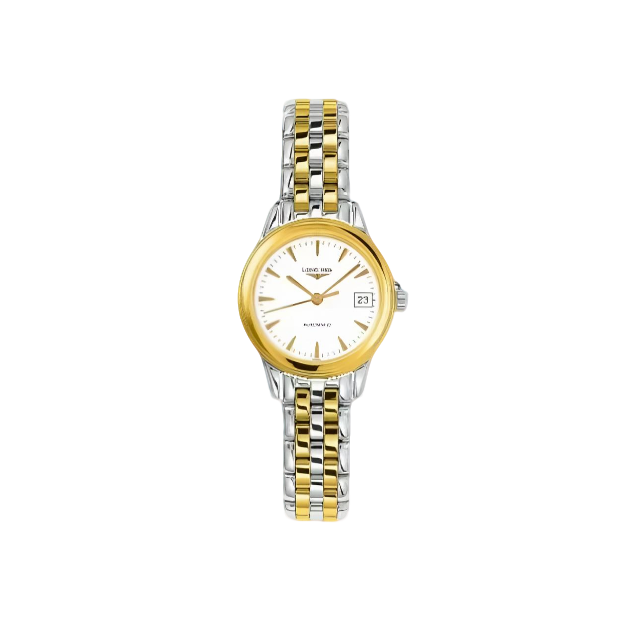 99新 Longines/浪琴 浪琴军旗系列26盘钢带款女表L4.274.3.22.7