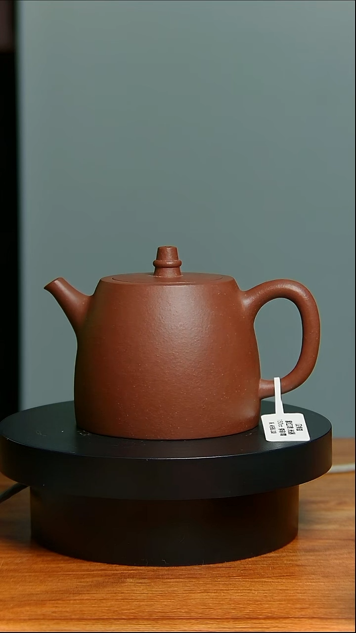 茶壶紫砂汲老推荐助工李彩霞半手工紫红泥150cc汉铎壶