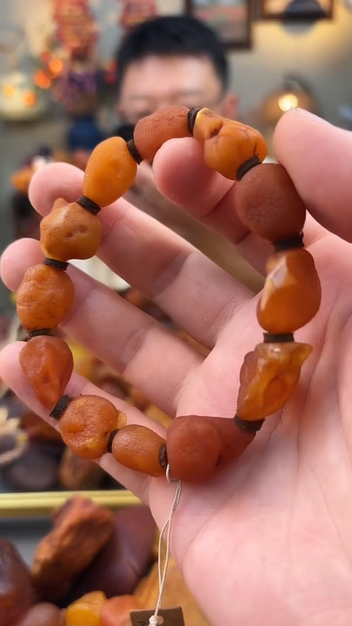 未镶嵌琥珀手串手串