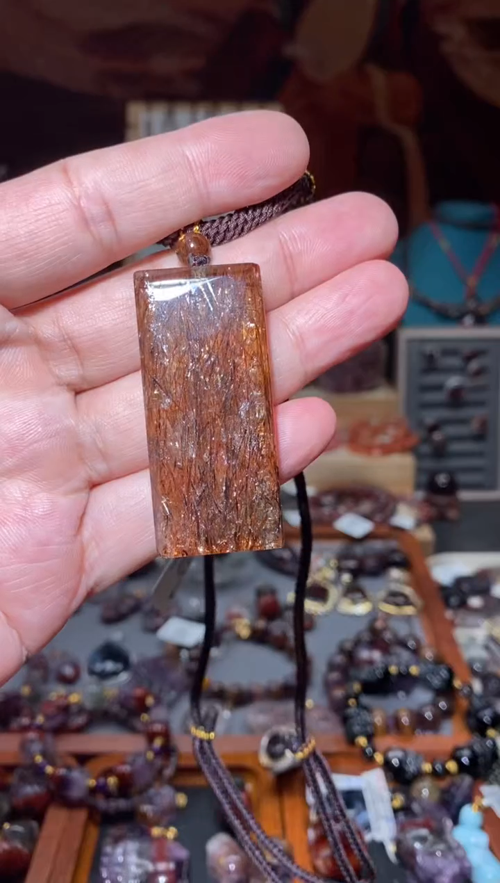 【闪购商品】吊坠未镶嵌水晶黑金超无事牌