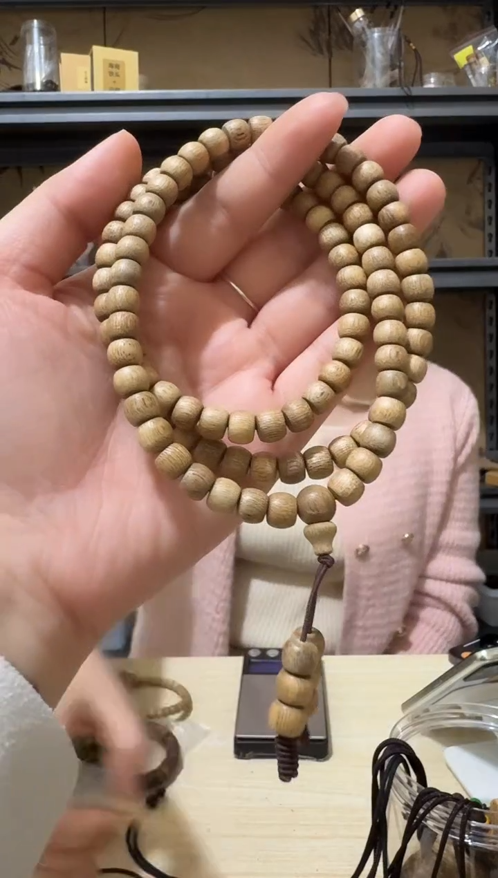 【闪购商品】沉香手串马来西亚东马野料多圈手串多样性发一条卡7