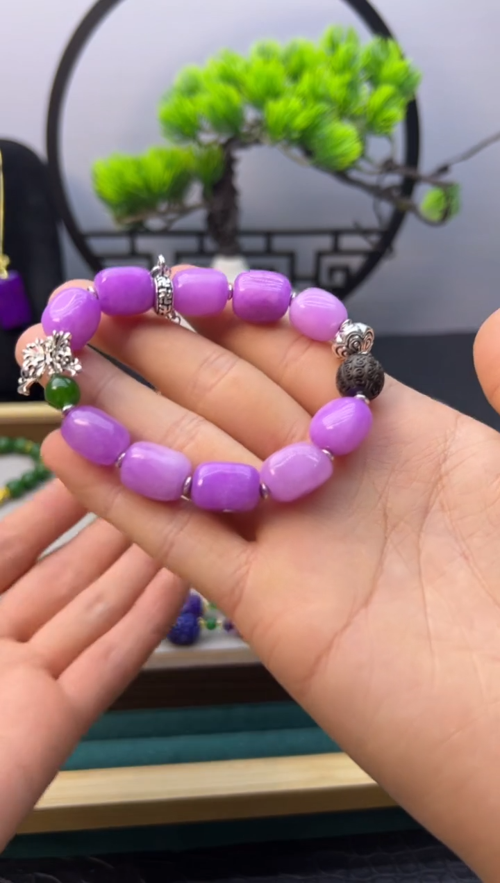 【闪购商品】翡翠颈饰银S925镶嵌S291         