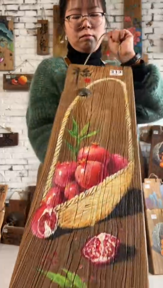 【闪购商品】桃核吊坠313号门板画核桃