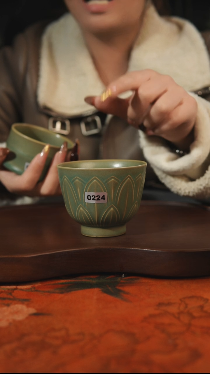 杯子瓷觉**隐汝州原产地原矿仿古老釉q