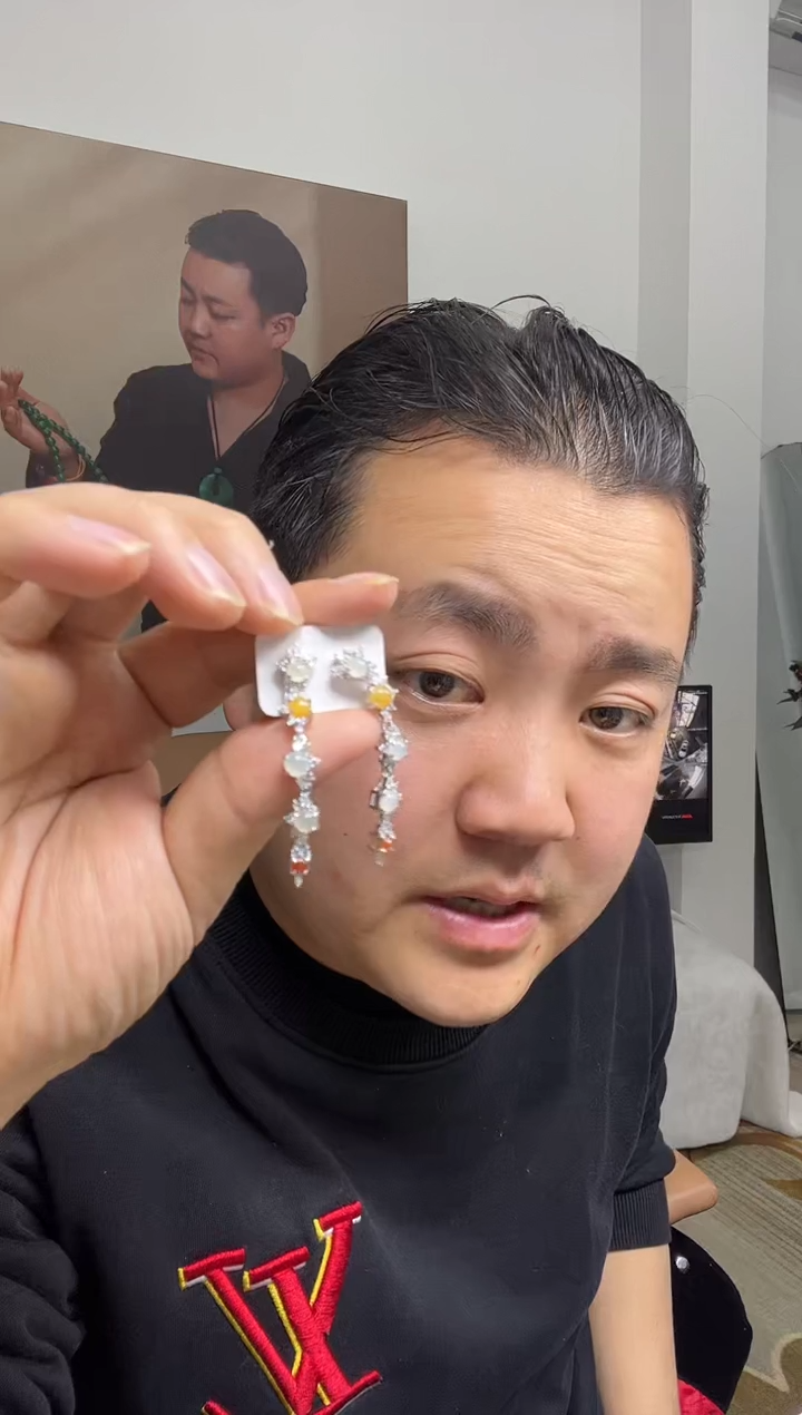 【闪购商品】翡翠戒指未镶嵌耳环