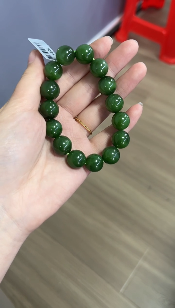 【闪购商品】和田玉手串未镶嵌一条 约14mm（多样性发一件）