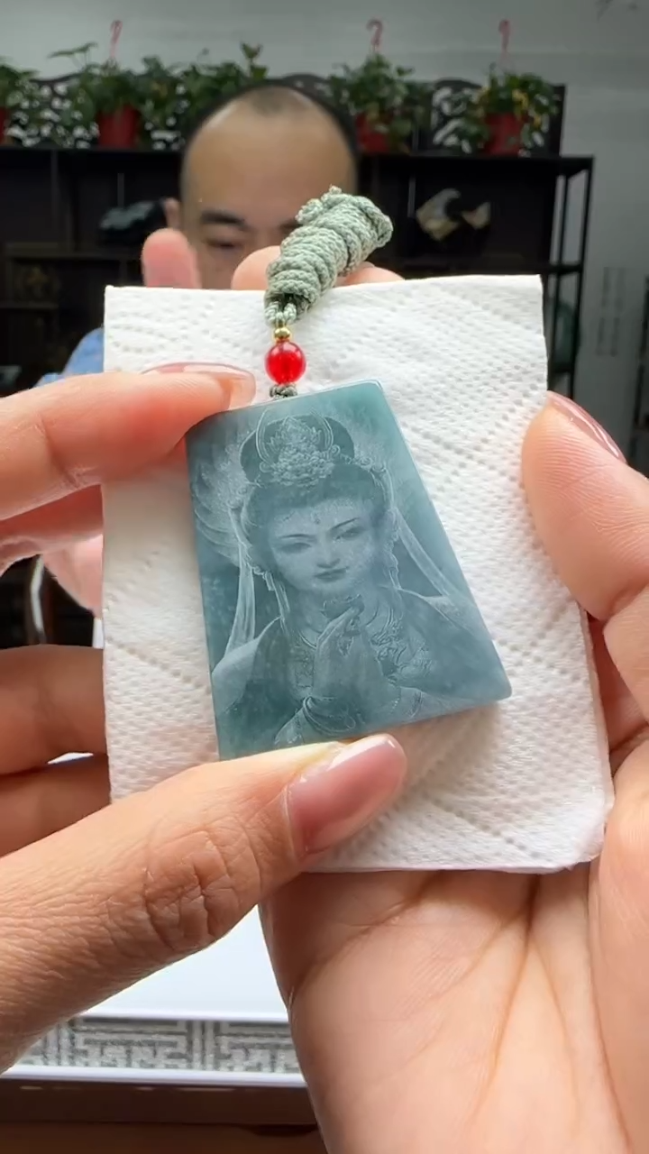 【闪购商品】翡翠颈饰未镶嵌天然翡翠A货吊坠