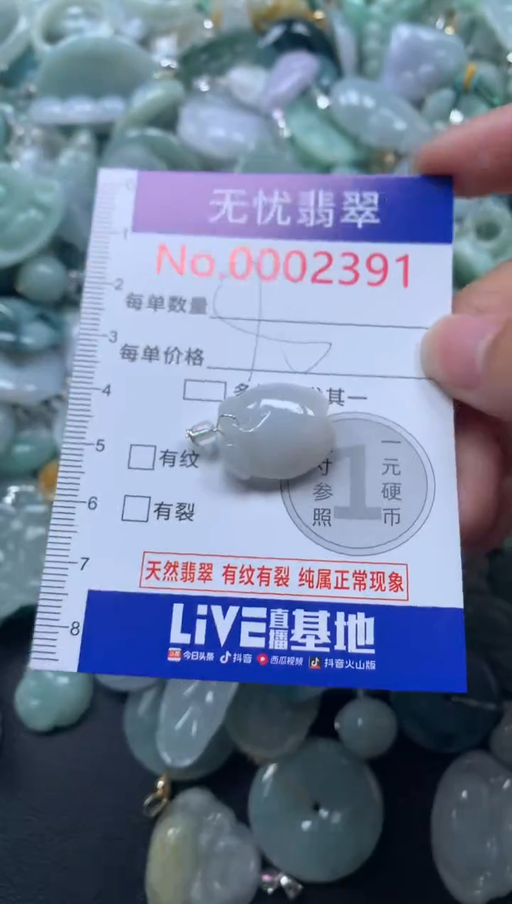 颈饰未镶嵌翡翠2391